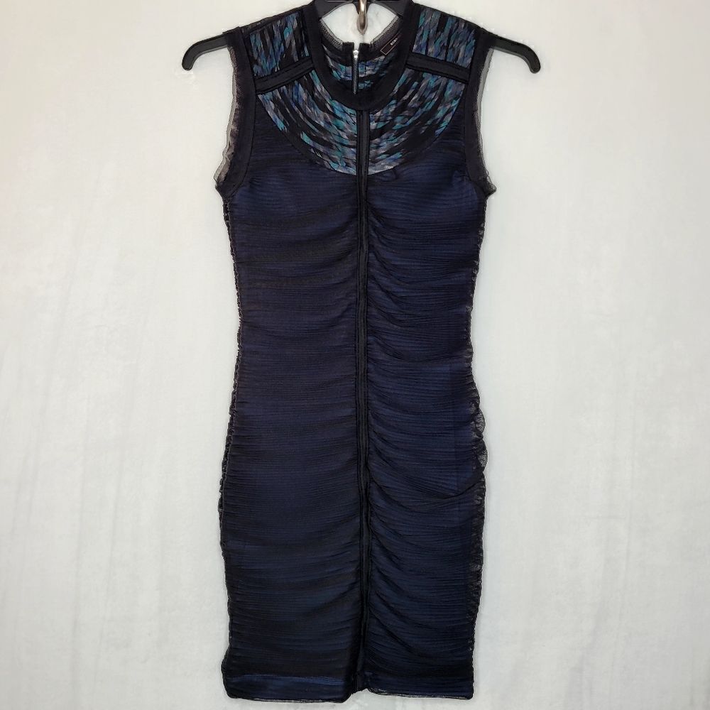 BCBGMaxAzria Silk Cocktail Mini Dress Size Small